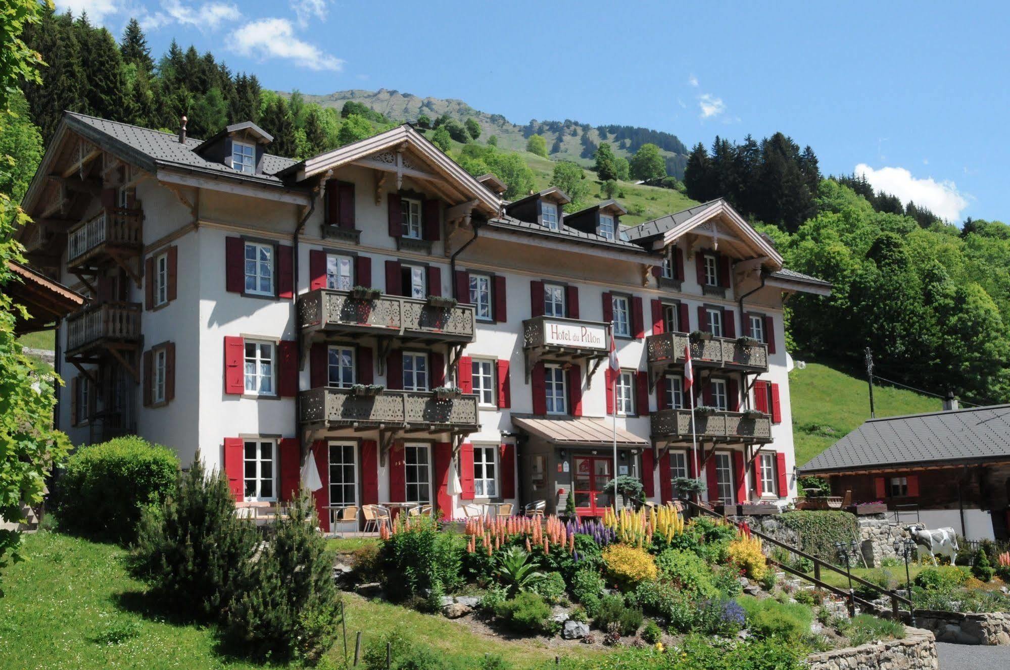 Historic Hotel Du Pillon レ・ディアブルレ エクステリア 写真
